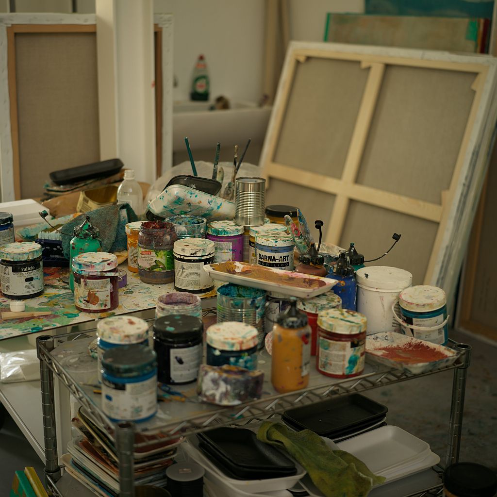 Estudi de l'artista